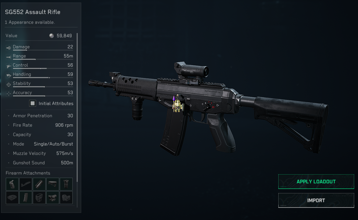 SG552 build